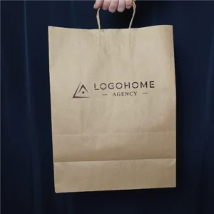 Паперові пакети бурі 32х42 - logohome